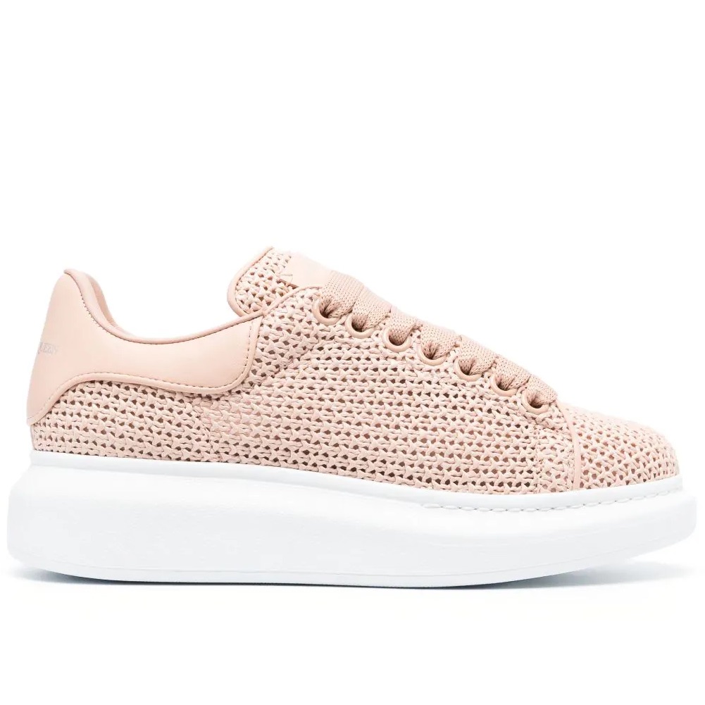 Alexander Mcqueen Larry Raffia Oversized Sneakers Size 40